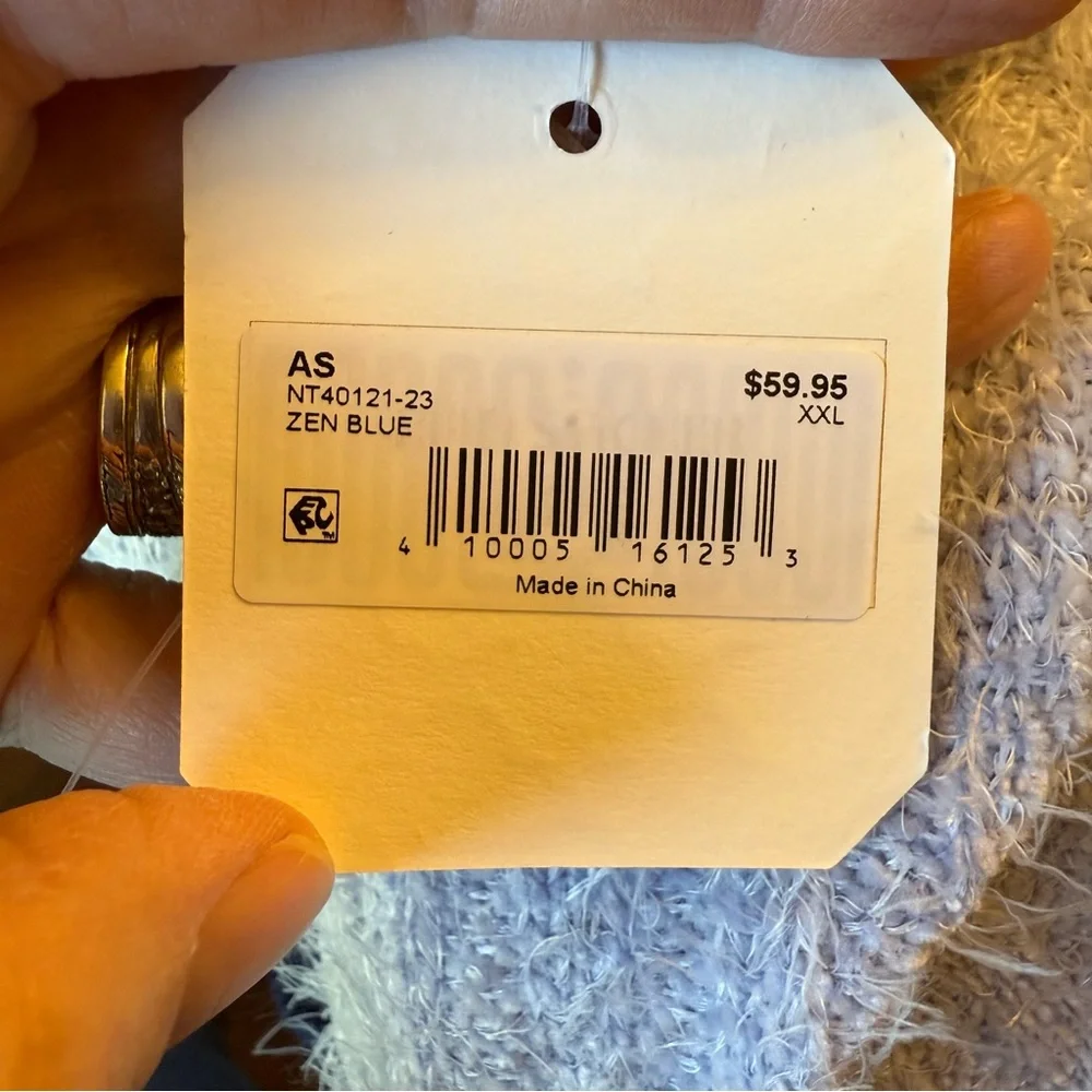 Altar'd State Soft Lilac Crew Neck Sweater - Picture 5 of 6